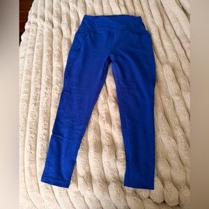 Beyond Yoga Space Dye Blue Leggings Size XL